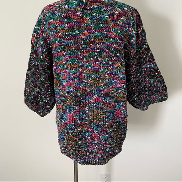 064 - Vintage C.S.T Studio Chenille Knit Sweater Top 22 - Picture 4 of 6